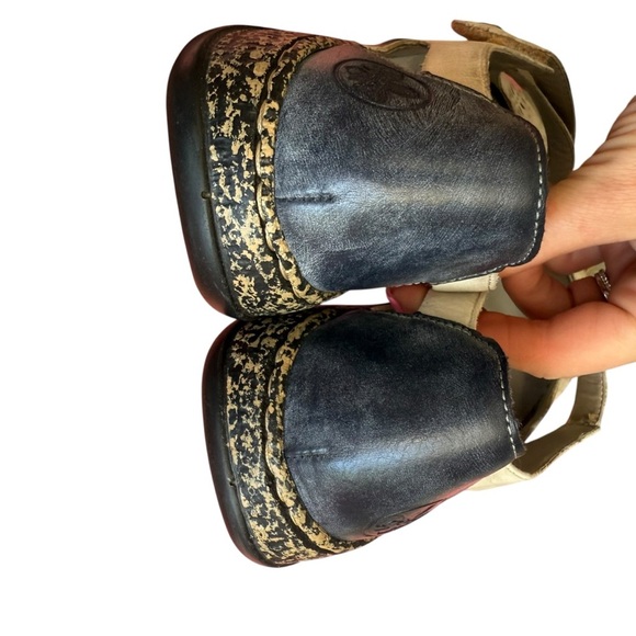 Rieker Mary Jane Daisy 75 Slipon Womens Slip On 8.5  M EU 40 Cream black toe cap - Picture 8 of 8